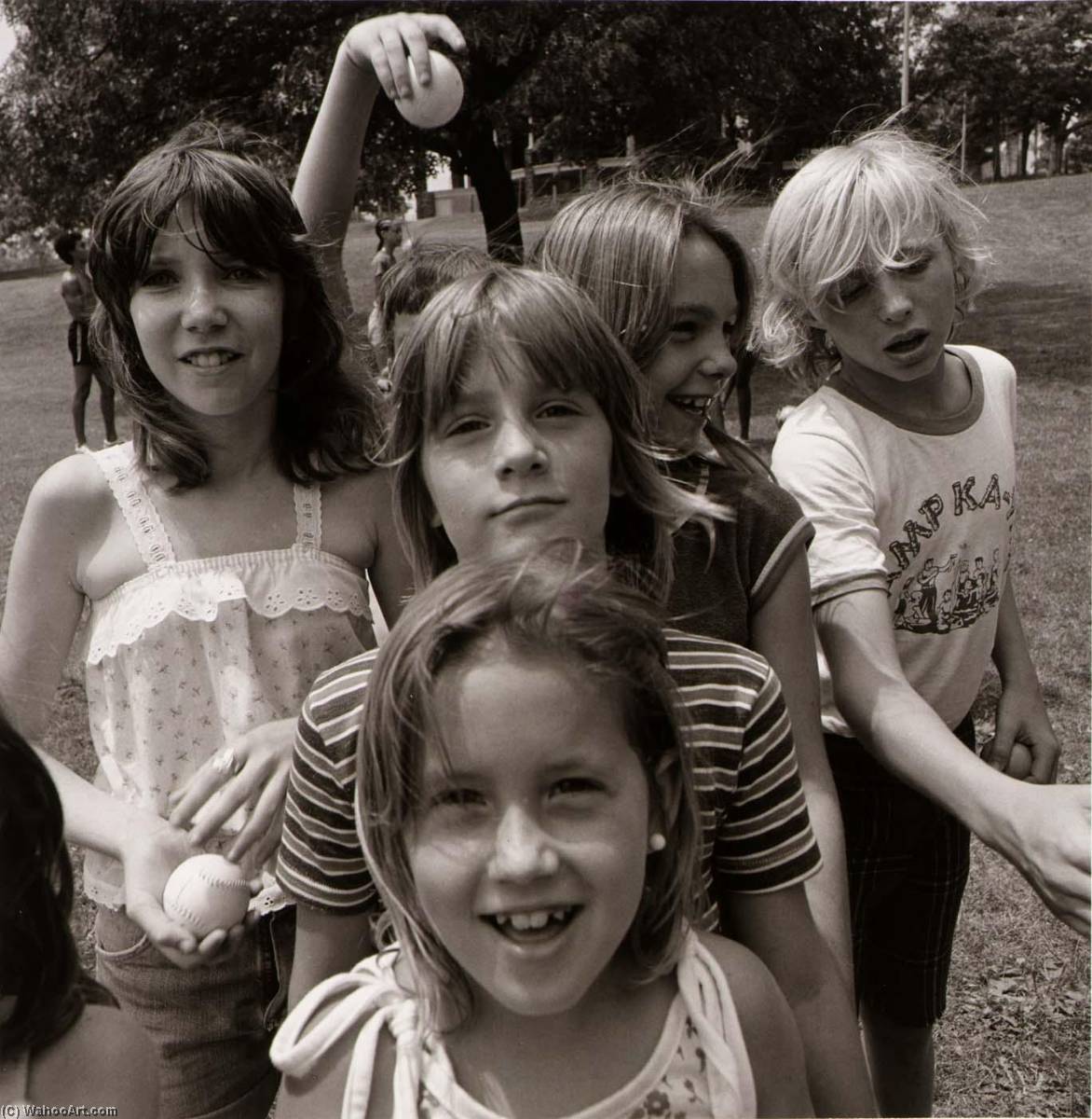 Art Circus Participants, Patterson Park, From The East Baltimore Documentary Survey Project — Elinor Cahn