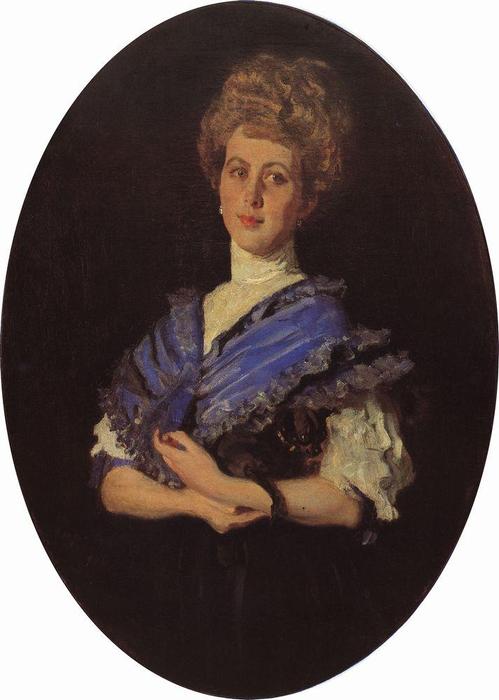 Portrait Of Elisaveta Karzinkina — Valentin Alexandrovich Serov