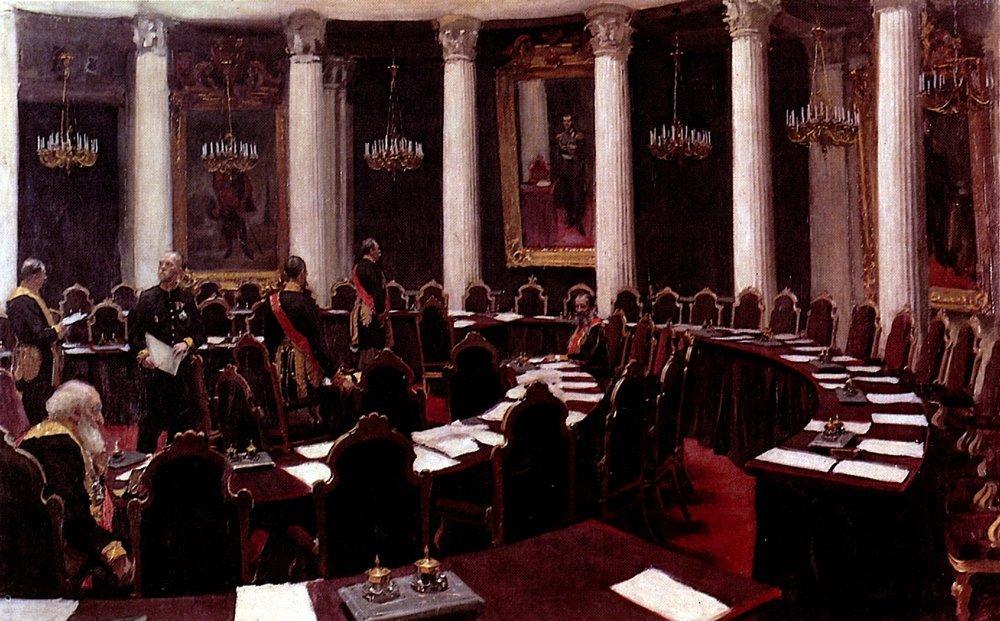 State Council Hall — Ilya Yefimovich Repin