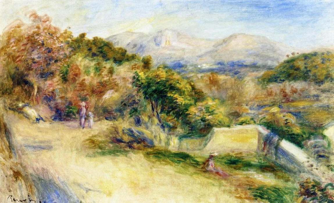 The View From Collettes — Pierre-auguste Renoir