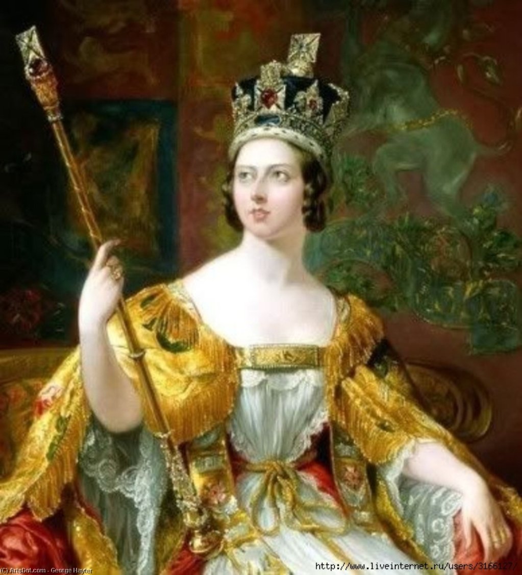 Queen Victoria In Her Coronation Robes — George Hayter
