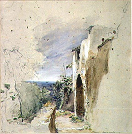 Coast View Near Sorrento, Bay Of Naples — William Collins