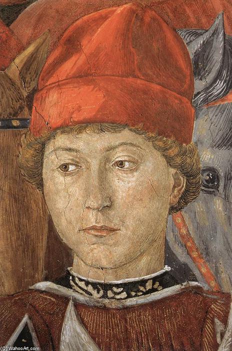 Procession Of The Youngest King (detail) (8) — Benozzo Gozzoli