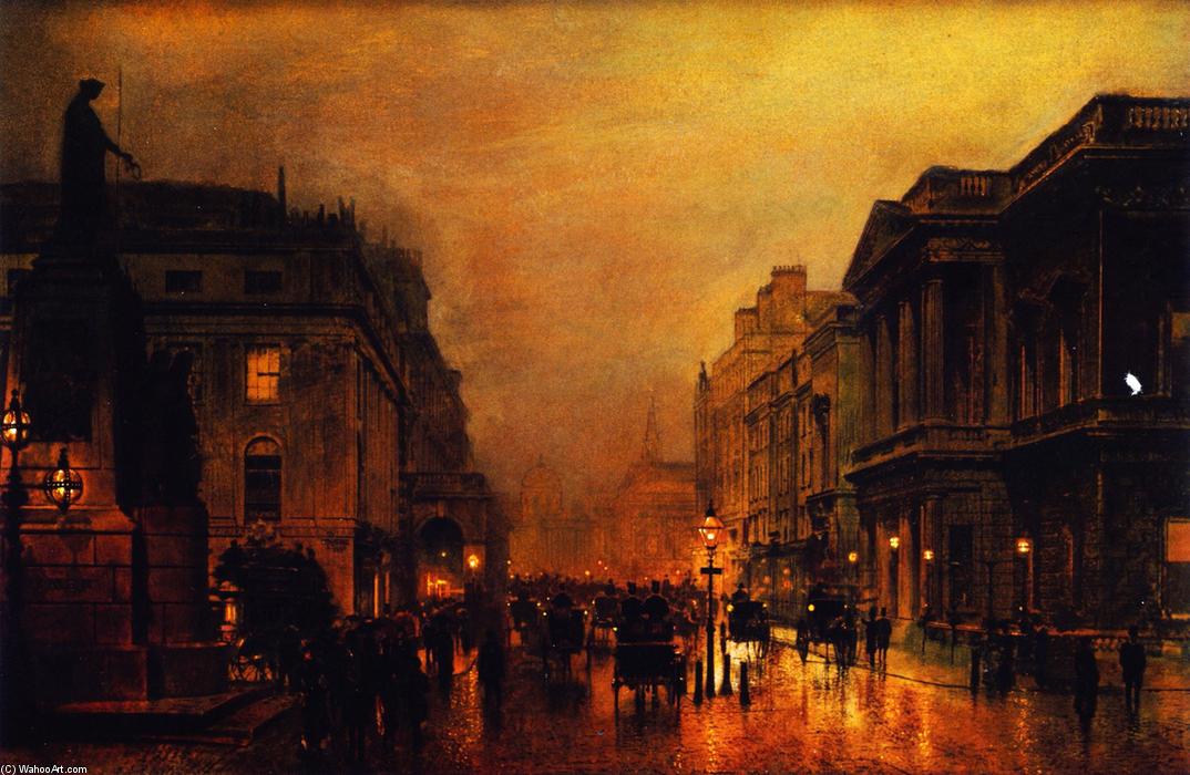 London, Pall Mall, And Saint James Street — ジョン・アトキンソン・グリムショー