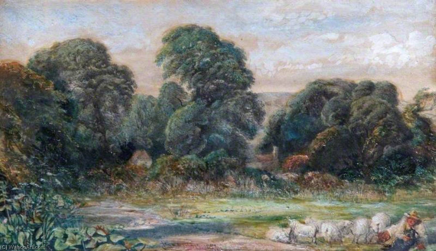 A Quiet Meadow (eastbourne, East Sussex) — James Smetham