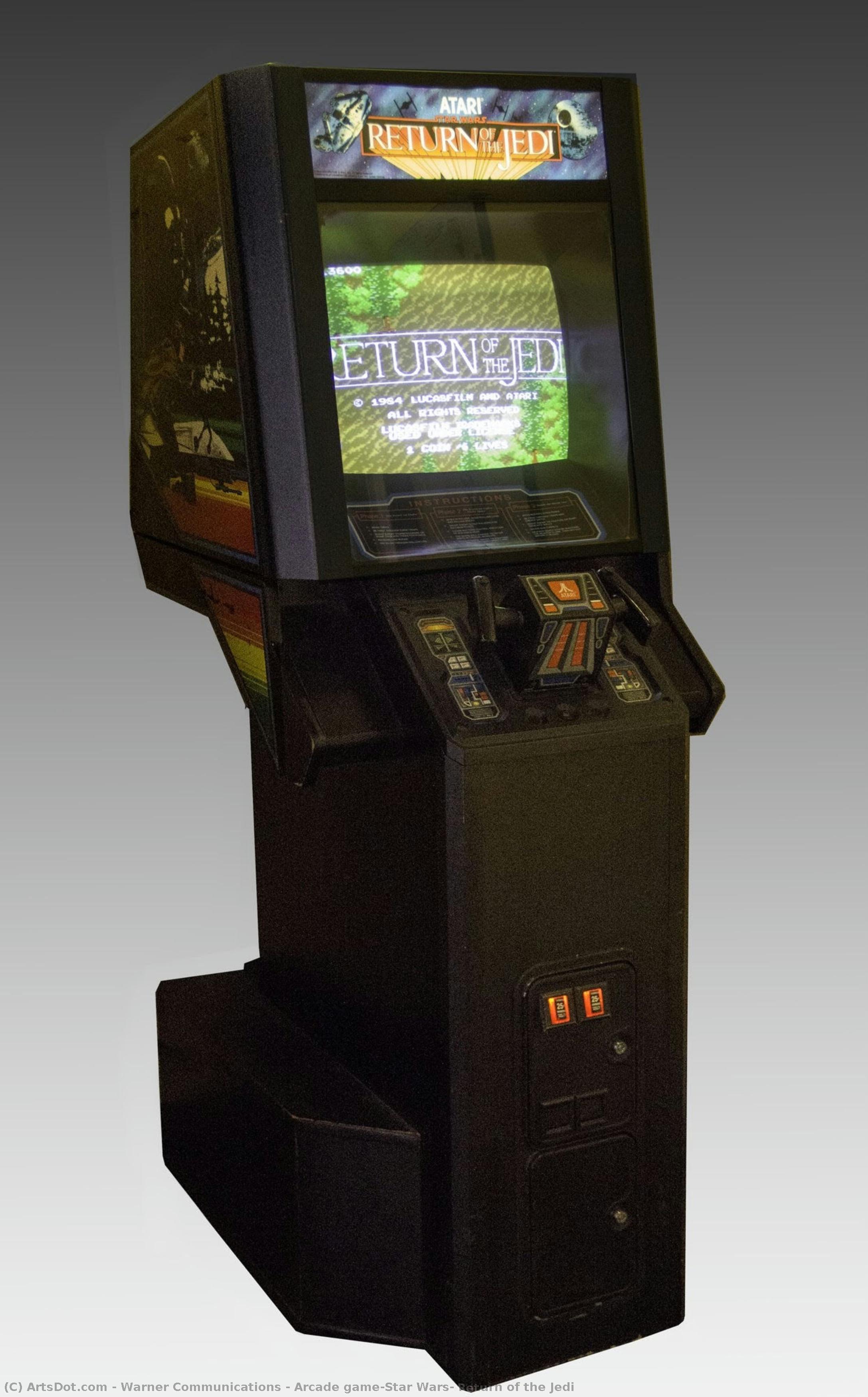 Arcade Game:star Wars: Return Of The Jedi — Warner Communications