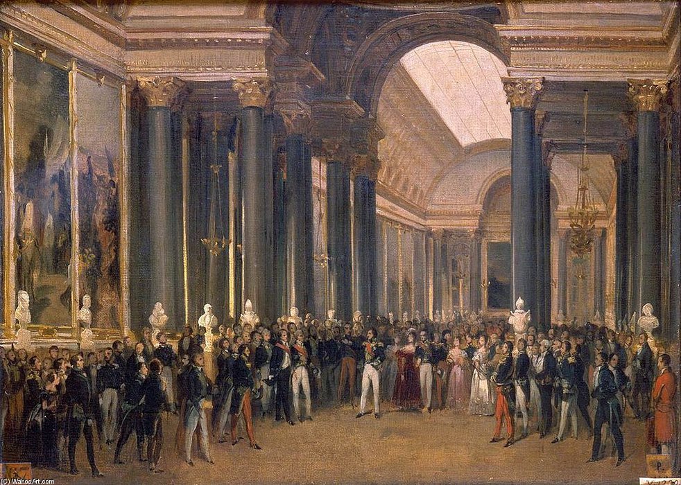 Louis-philippe Opening The Galerie Des Batailles — François Joseph Heim