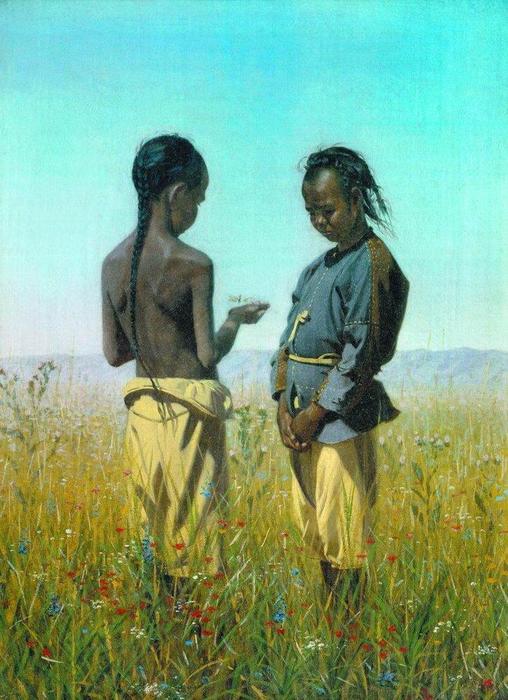 The Children Of The Tribe Solonov — Vasily Vasilevich Vereshchagin