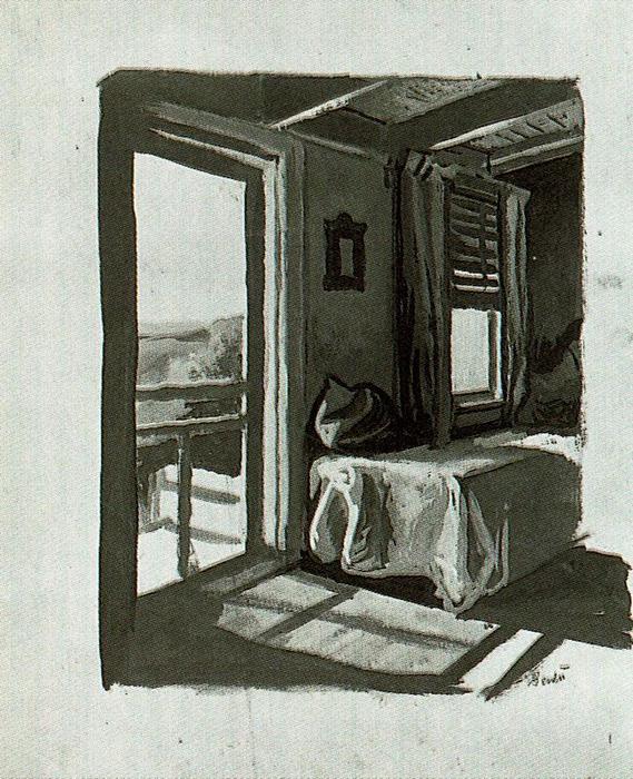 A Corner Of Our Living Room At Chilmark — Thomas Hart Benton