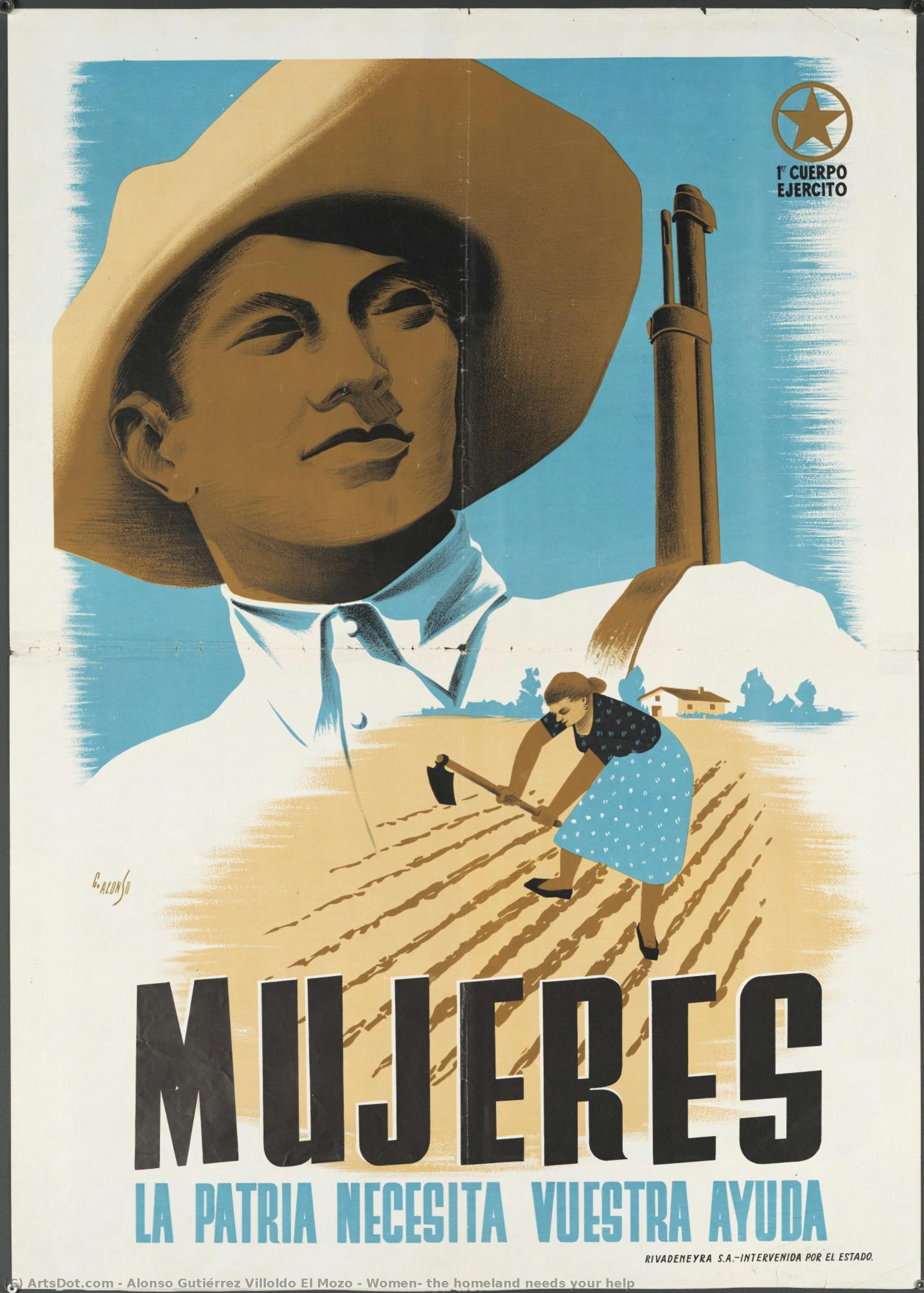 Women, The Homeland Needs Your Help — Alonso Gutiérrez Villoldo El Mozo