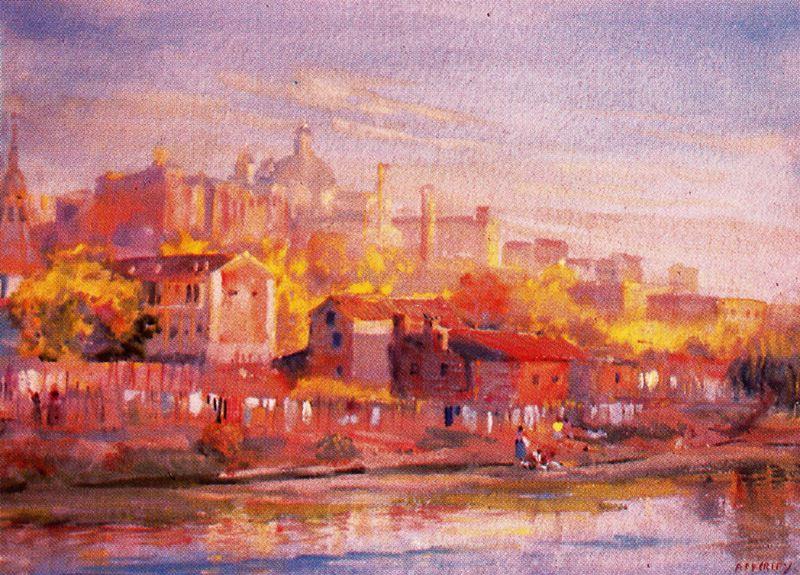 The Manzanares, Madrid — Jorge Apperley (george Owen Wynne Apperley)