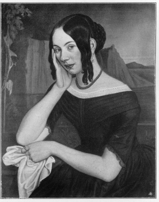 Portrait Of A Young Woman With Coral Necklace — Friedrich Wasmann