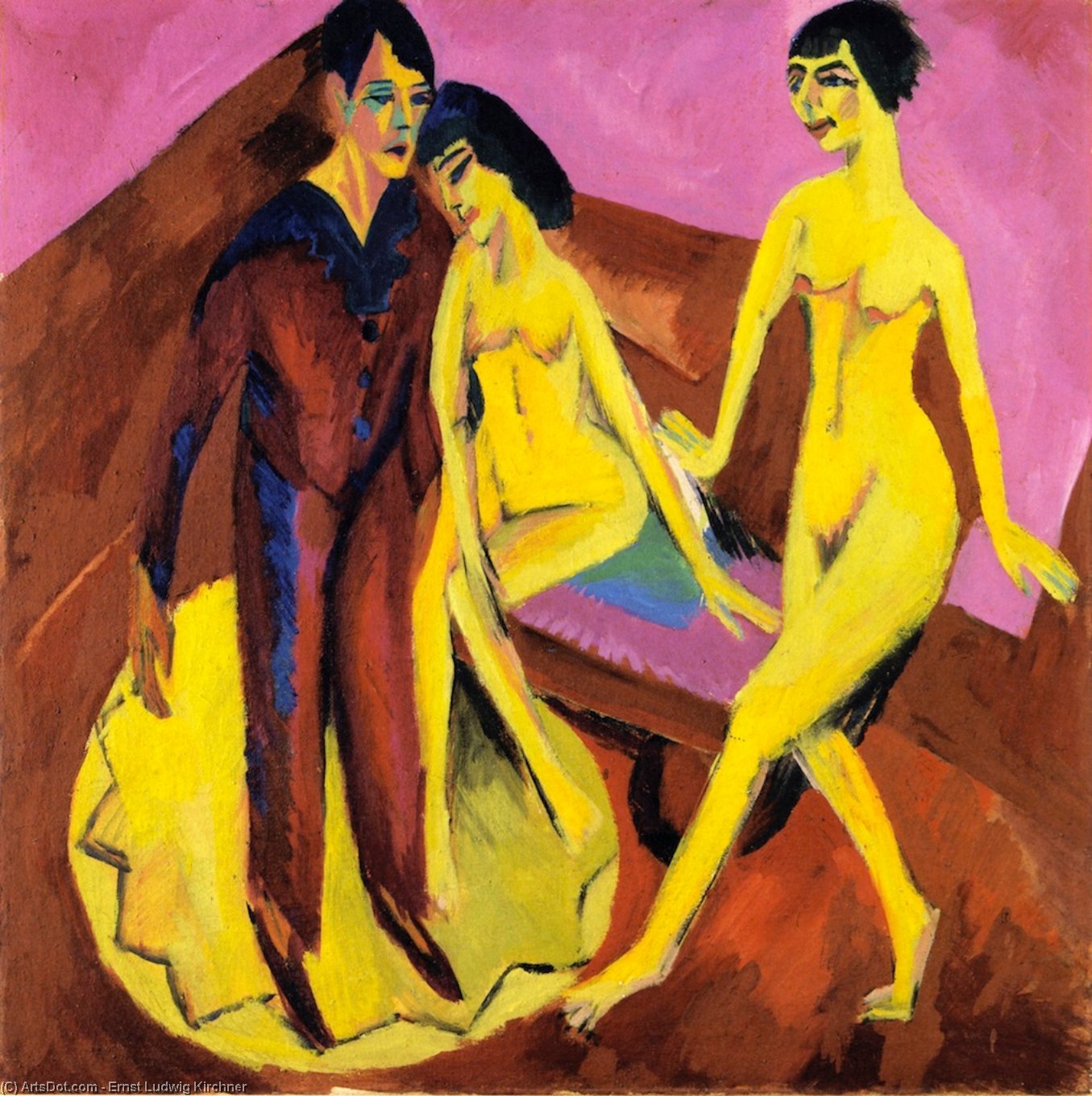Dancing School (also Known As Ballet Scene) — Ерnst Лудвиг Киршнер