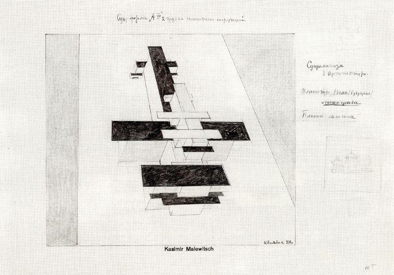 Future Planits For Leningrad. The Pilot's Planit — Kazimir Malevich