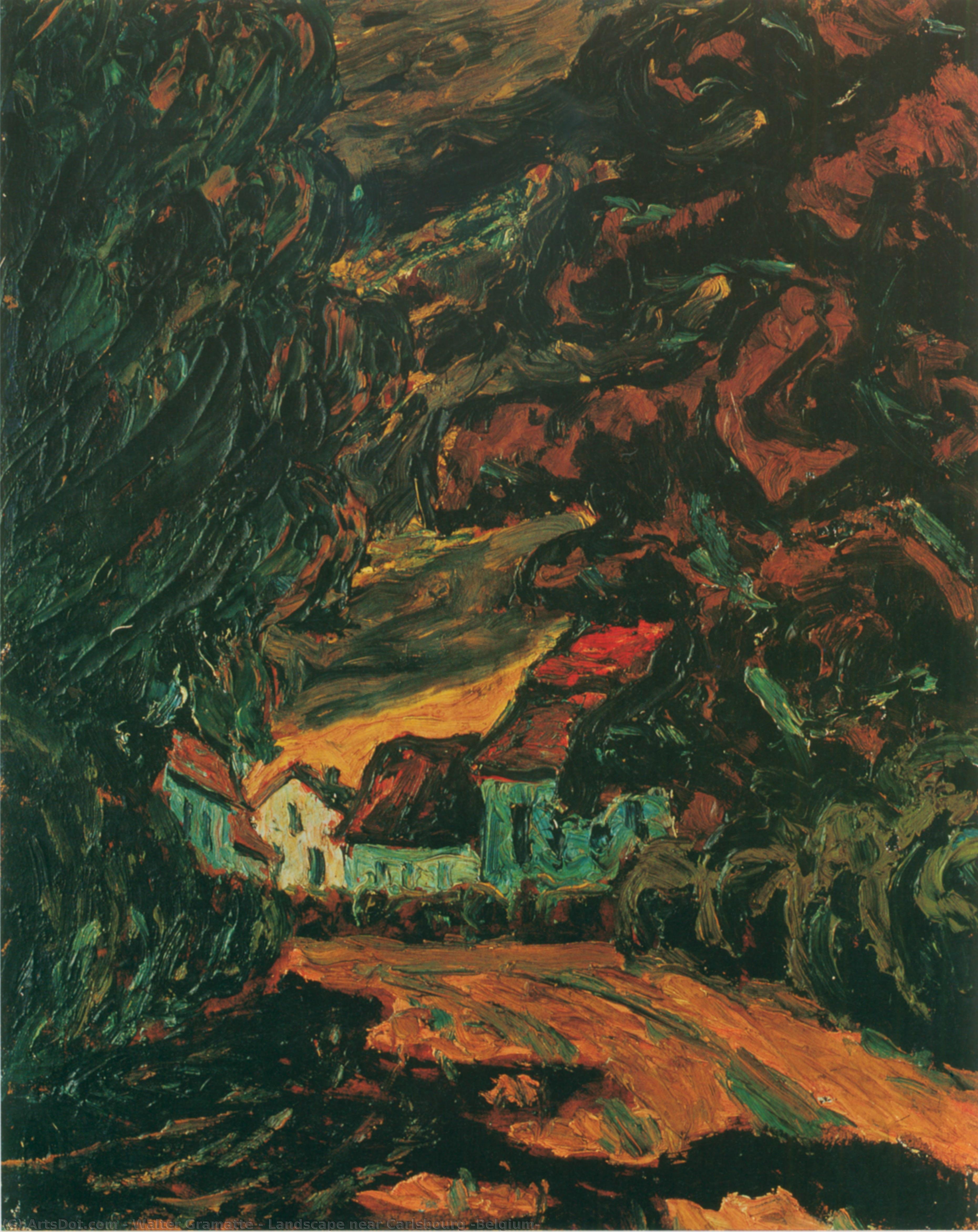 Landscape Near Carlsbourg (belgium) — Walter Gramatté