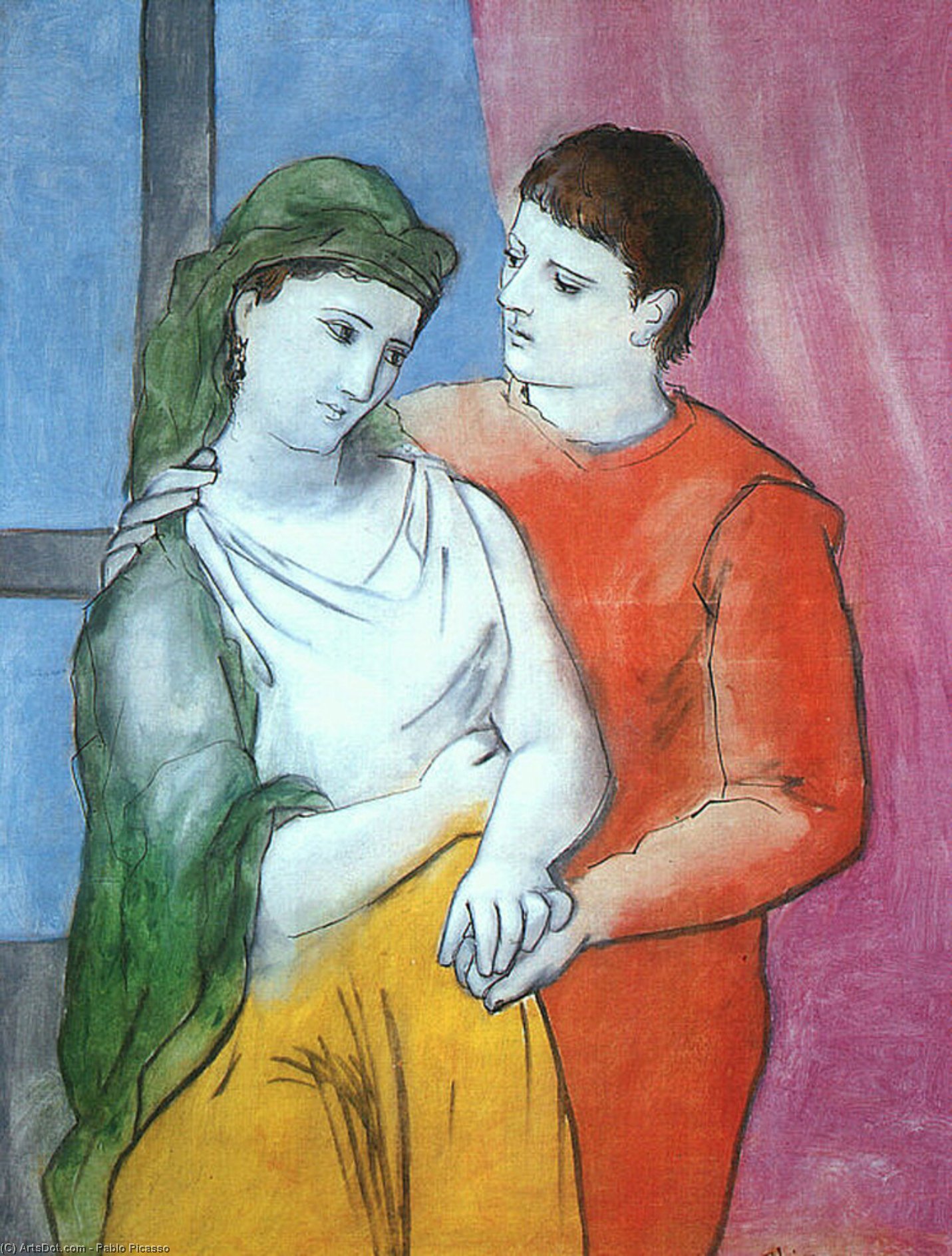 Любовники — Пабло Пикассо