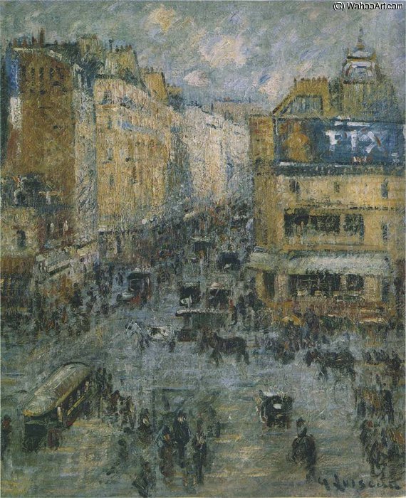 Cligancourt Street In Paris — Gustave Loiseau