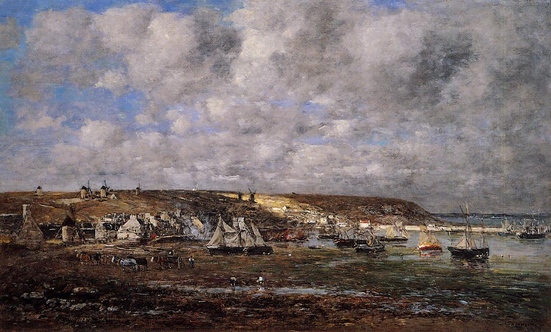 Camaret, Low Tide — Eugène Louis Boudin
