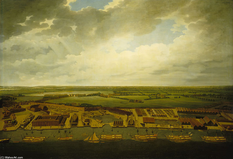 Deptford Dockyard - — Joseph Farington