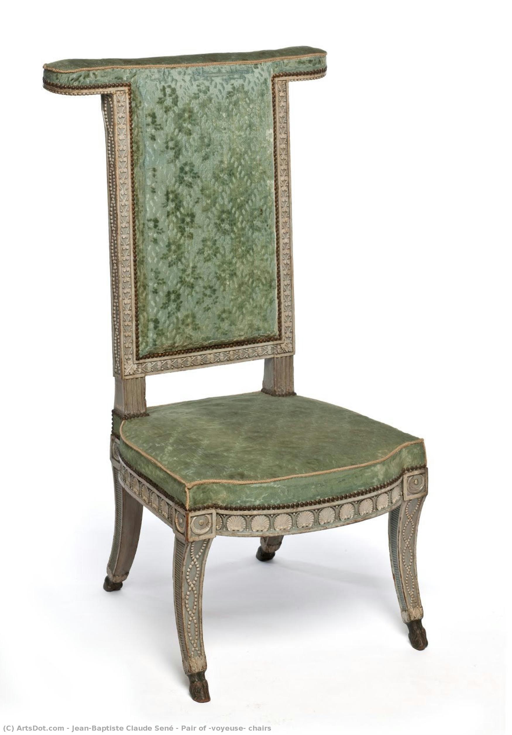 Pair Of “voyeuse” Chairs — Jean-baptiste Claude Sené