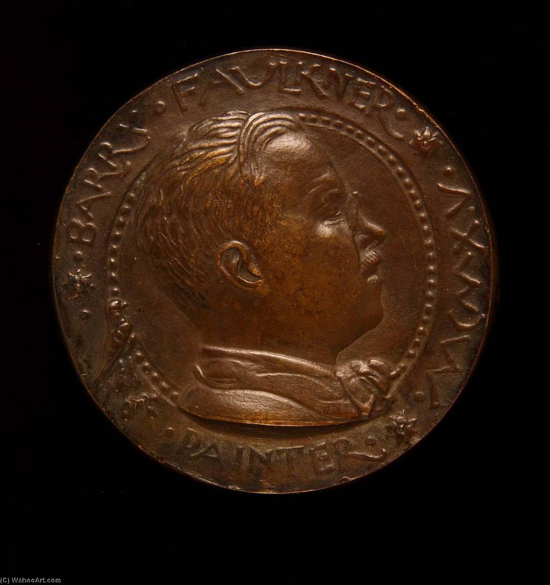 Barry Faulkner Portrait Medal — Paul Manship