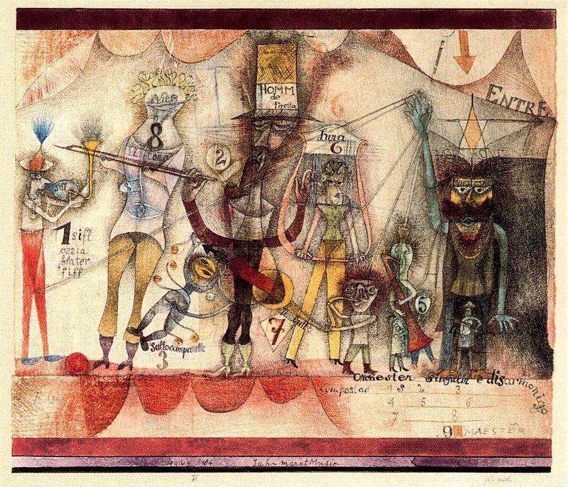Music At The Fair — Paul Klee