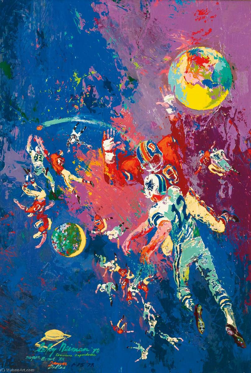 Football Star Constellation — Leroy Neiman