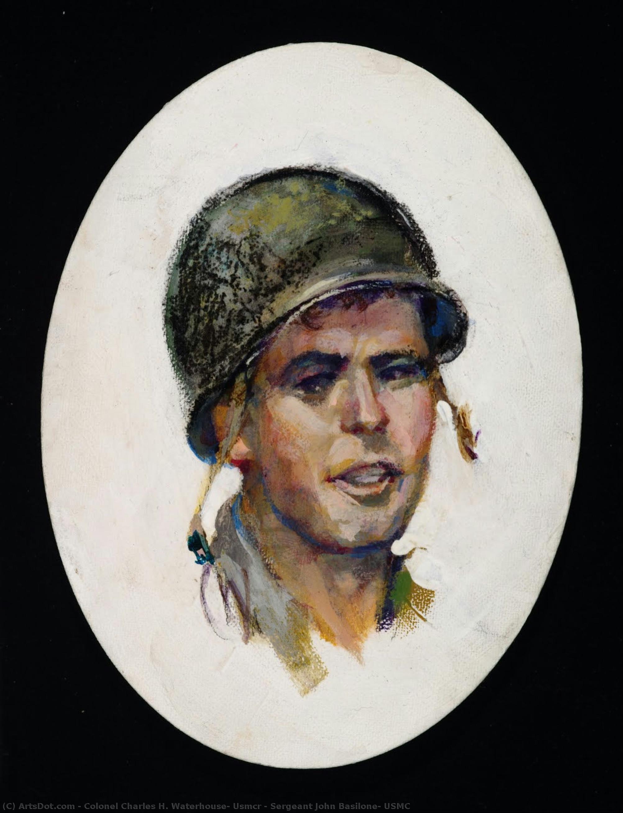 Sergeant John Basilone, Usmc — Coronel Charles H. Waterhouse, Usmcr