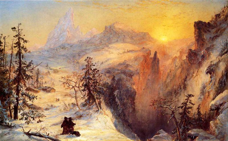 Winter In Switzerland — Jasper Francis Cropsey