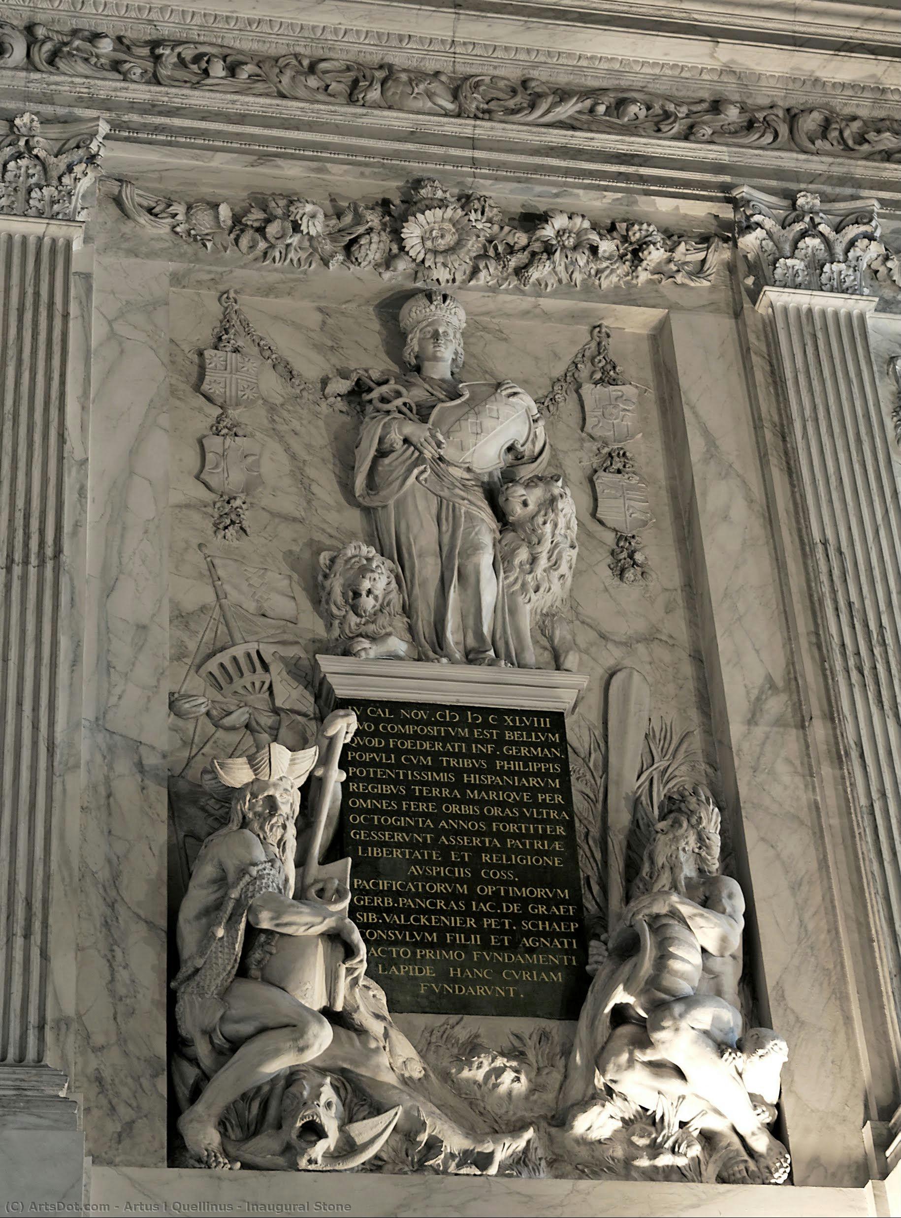 Inaugural Stone — Artus I Quellinus