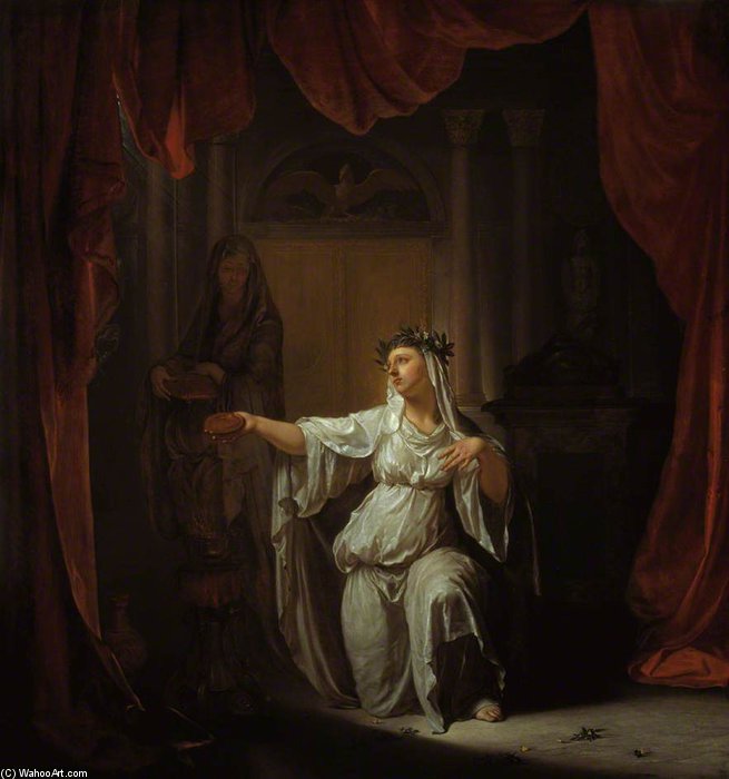 Two Vestal Virgins — Nicolaas Verkolje