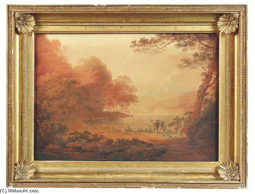 Fisherfolk On The Banks Of The Tamar — William Payne