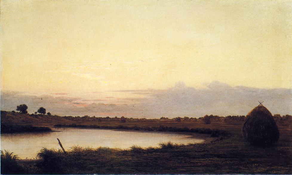 Quiet River At Dusk — Martin Johnson Heade