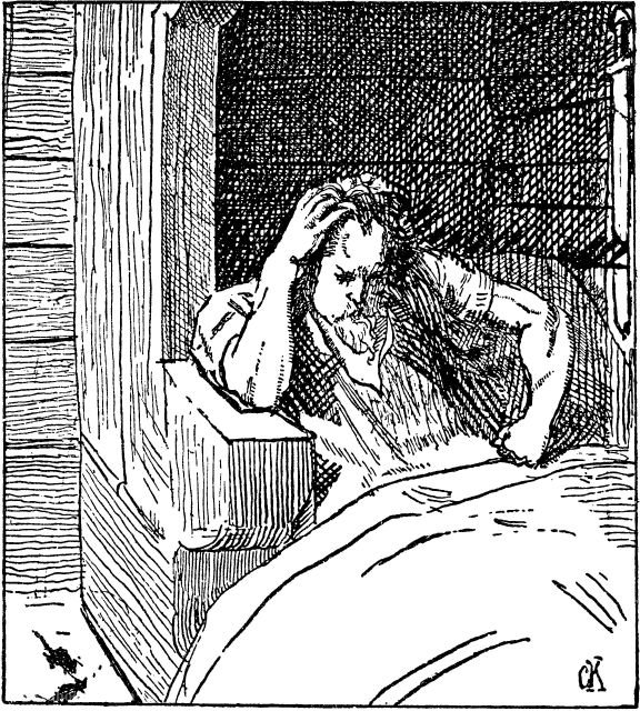 Olav Tryggvasons Saga - Haakon Jarl - C. Krohg — Christian Krohg
