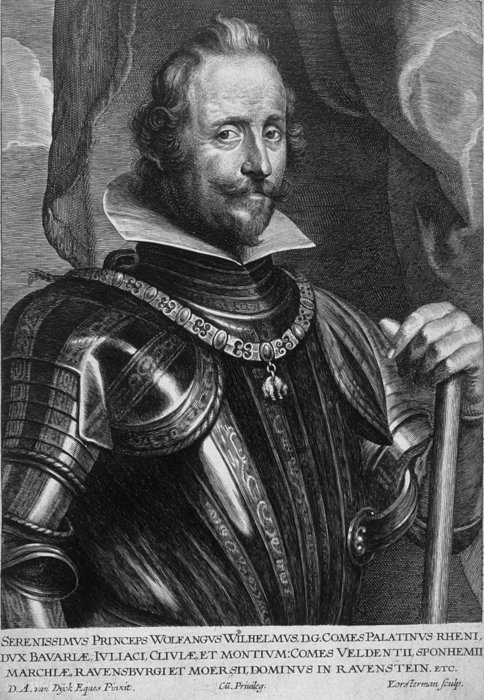 Portrait Of Wolfgang Wilhelm Von Pfalz-neuburg — Lucas Vorsterman