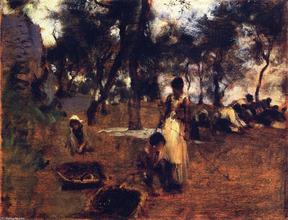 Gathering Olives — John Singer Sargent