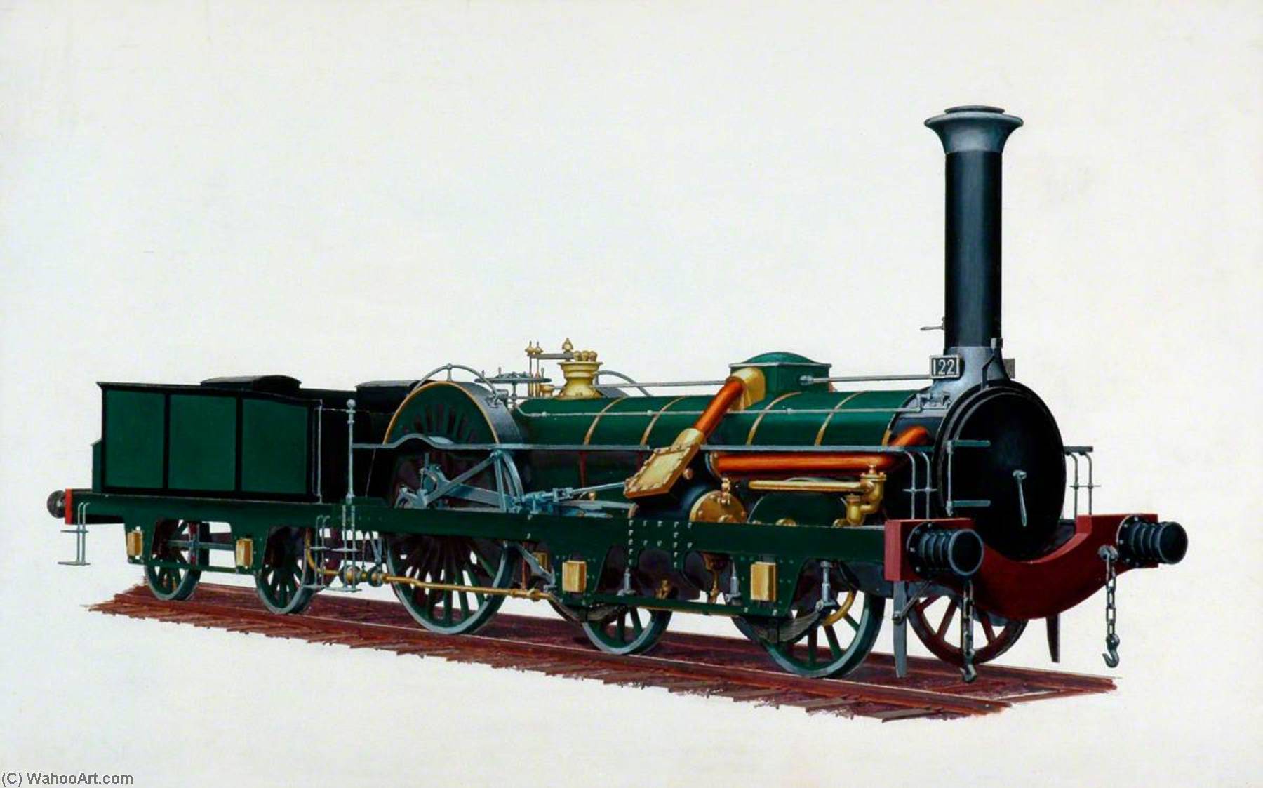 Northern Railway Of France 4–2–0 Locomotive No.122 — Henry Maurice Whitcombe