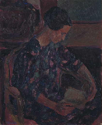 Portrait D'une Élève De L'artiste Marie Claire — Thibaudet Louis