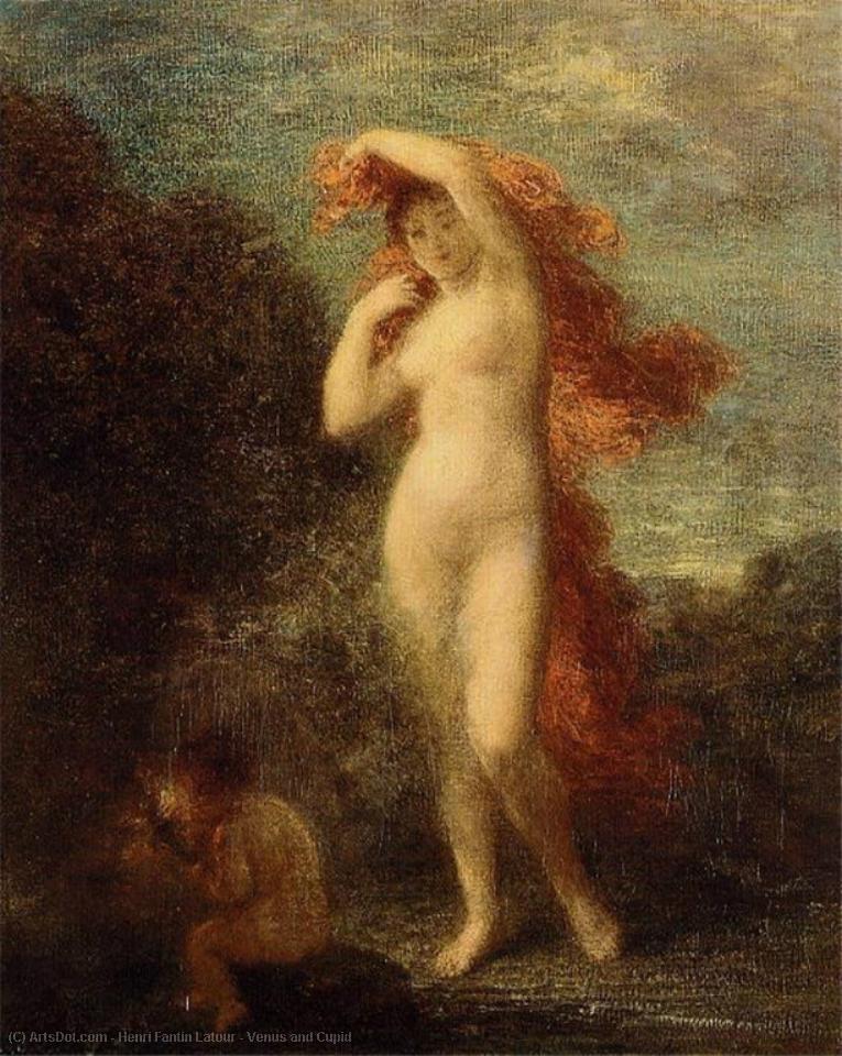 Venus And Cupid — Henri Fantin-latour