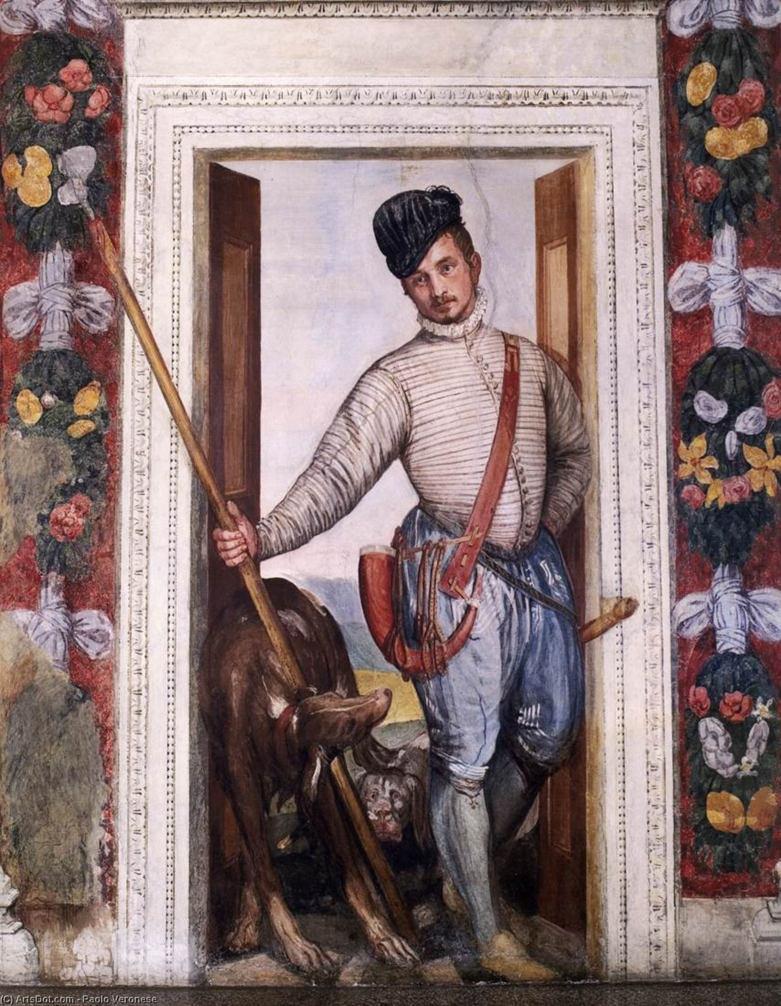 Noble Con Atuendo De Caza — Paolo Veronese