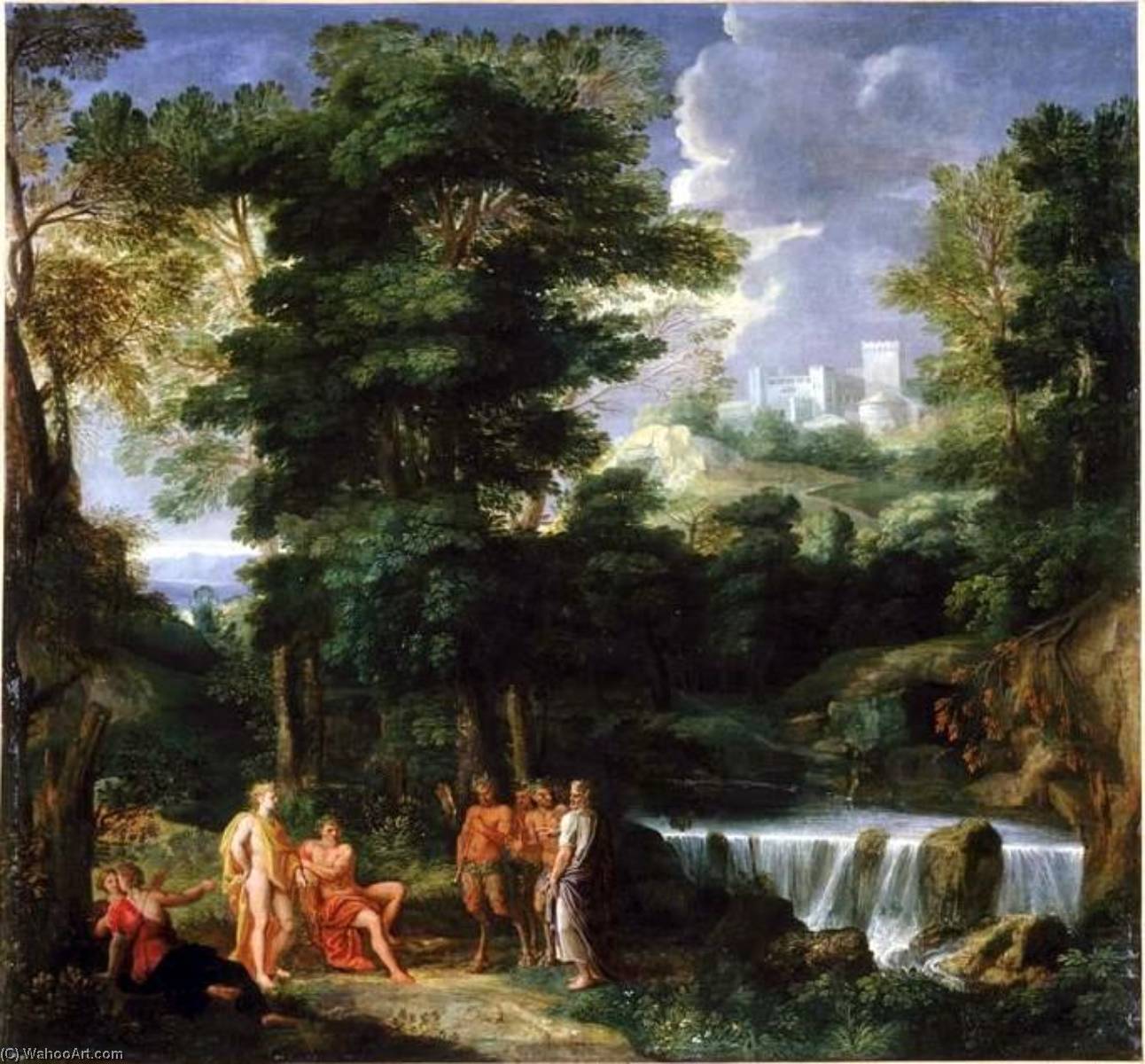 Marsyas Playing Flute Before Apollo And Midas — Noël Nicolas Coypel