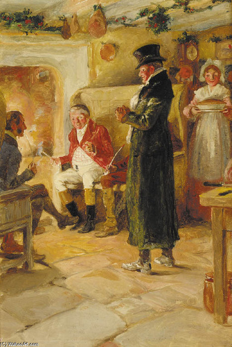 An Animated Discussion By The Fireside — Arthur A. Dixon