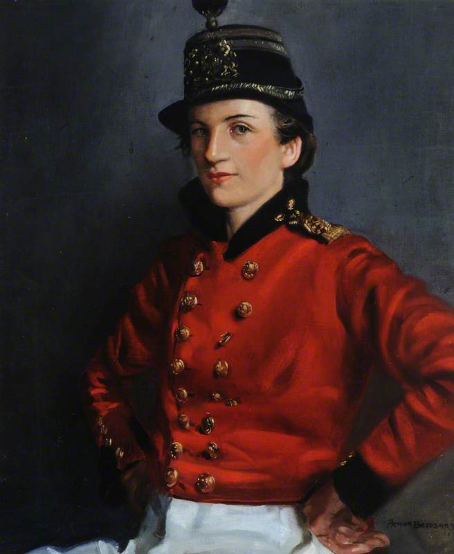 Jehanne Beaumont (1919–1988), In Sark Militia Uniform — Arthur Royce Bradbury
