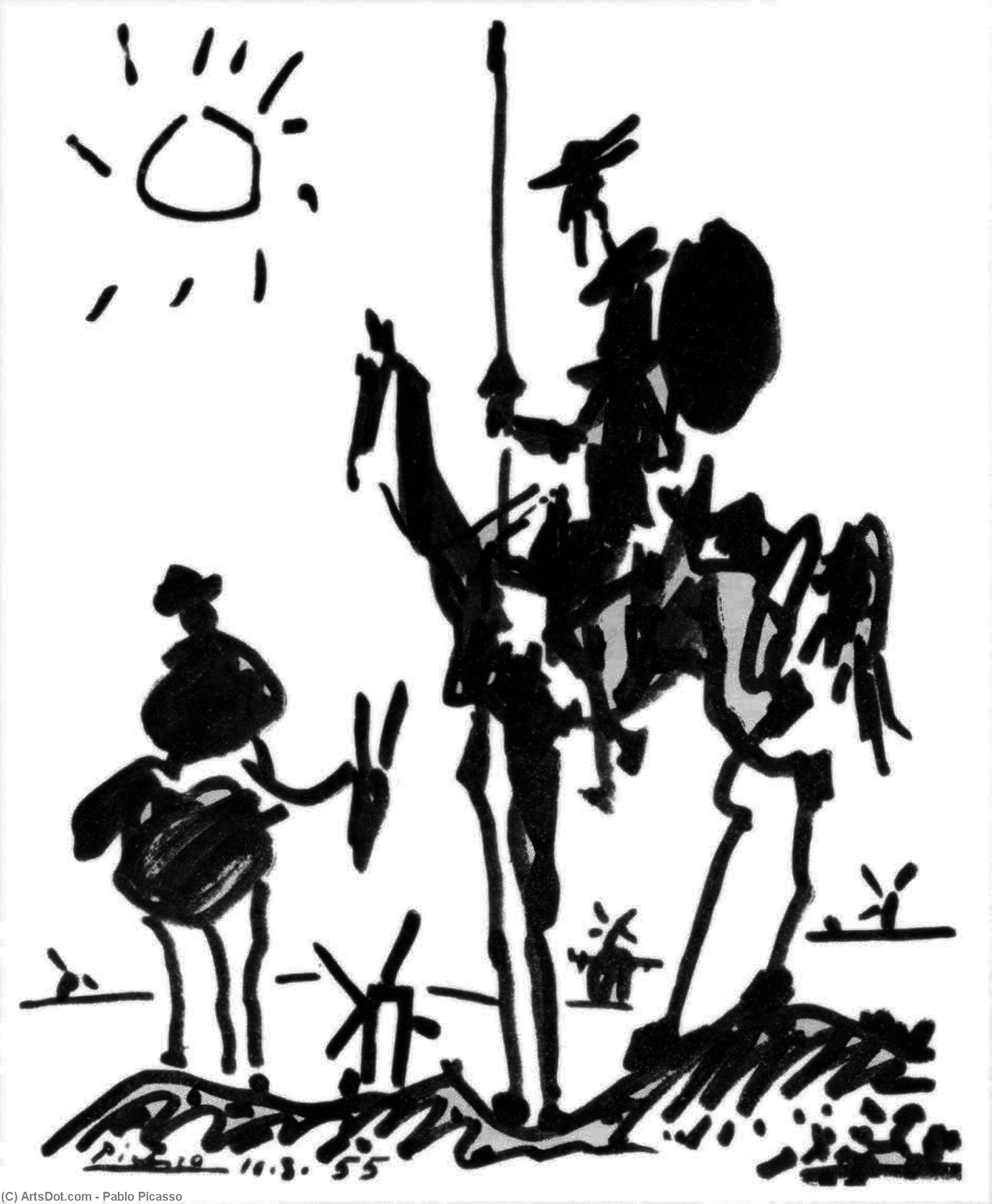 Don Quixote — Пабло Пикассо