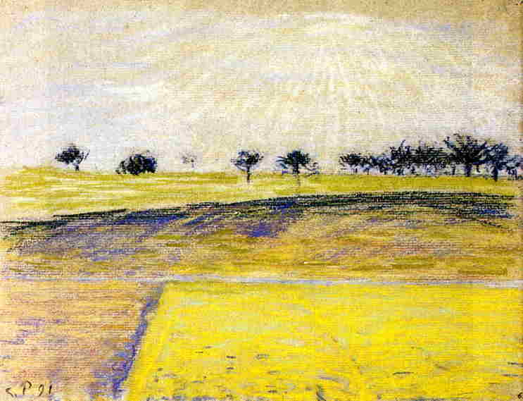 Sunrise Over The Fields, Eragny — Kamij Pisaro