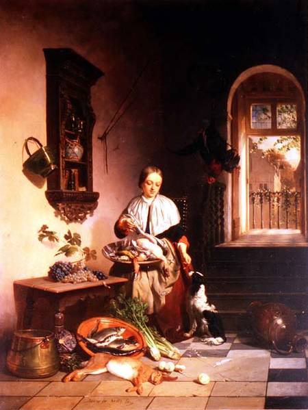 In The Kitchen — David Emile Joseph De Noter