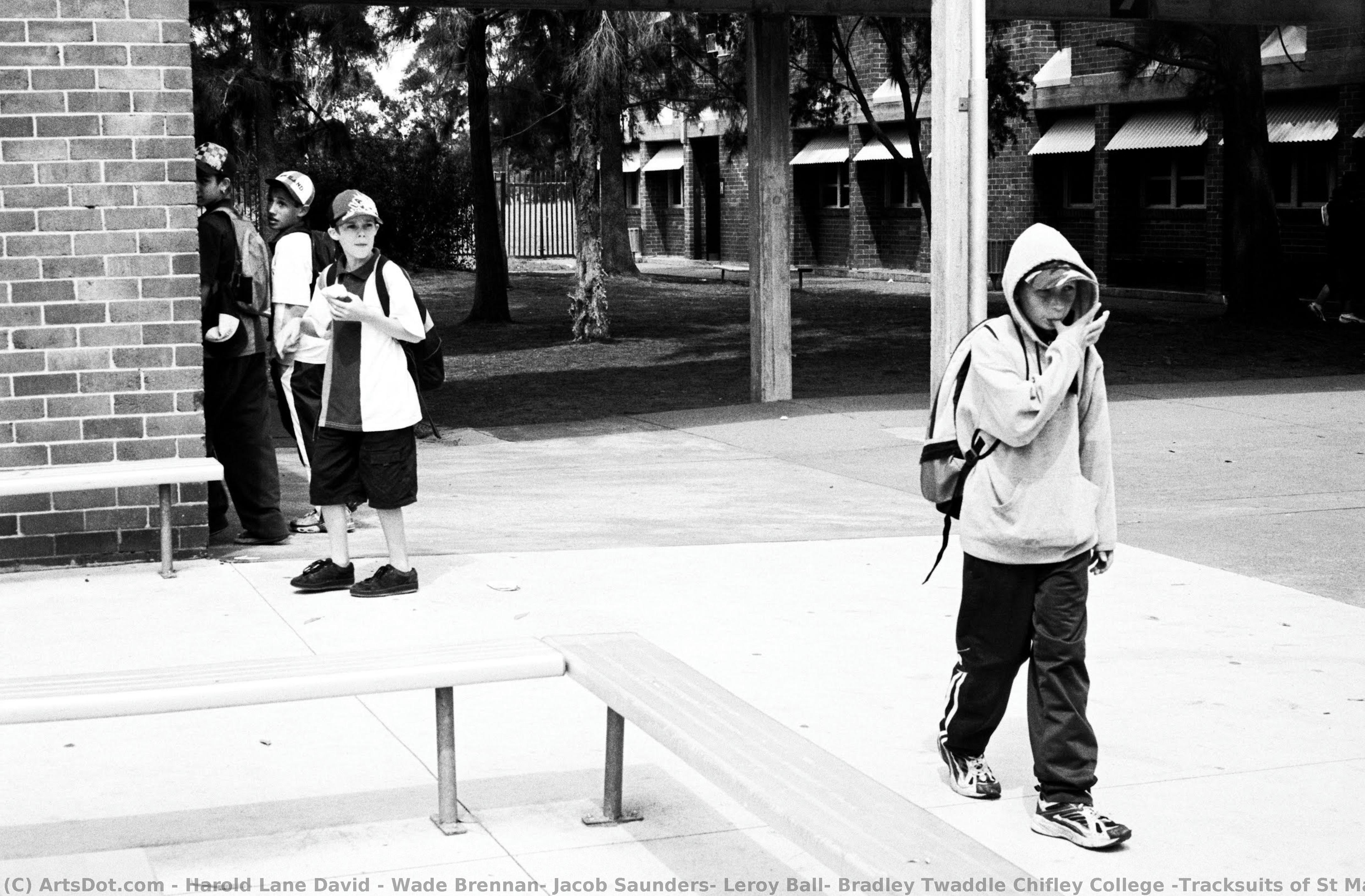 Wade Brennan, Jacob Saunders, Leroy Ball, Bradley Twaddle Chifley College (tracksuits Of St Marys Series) — Harold Lane David
