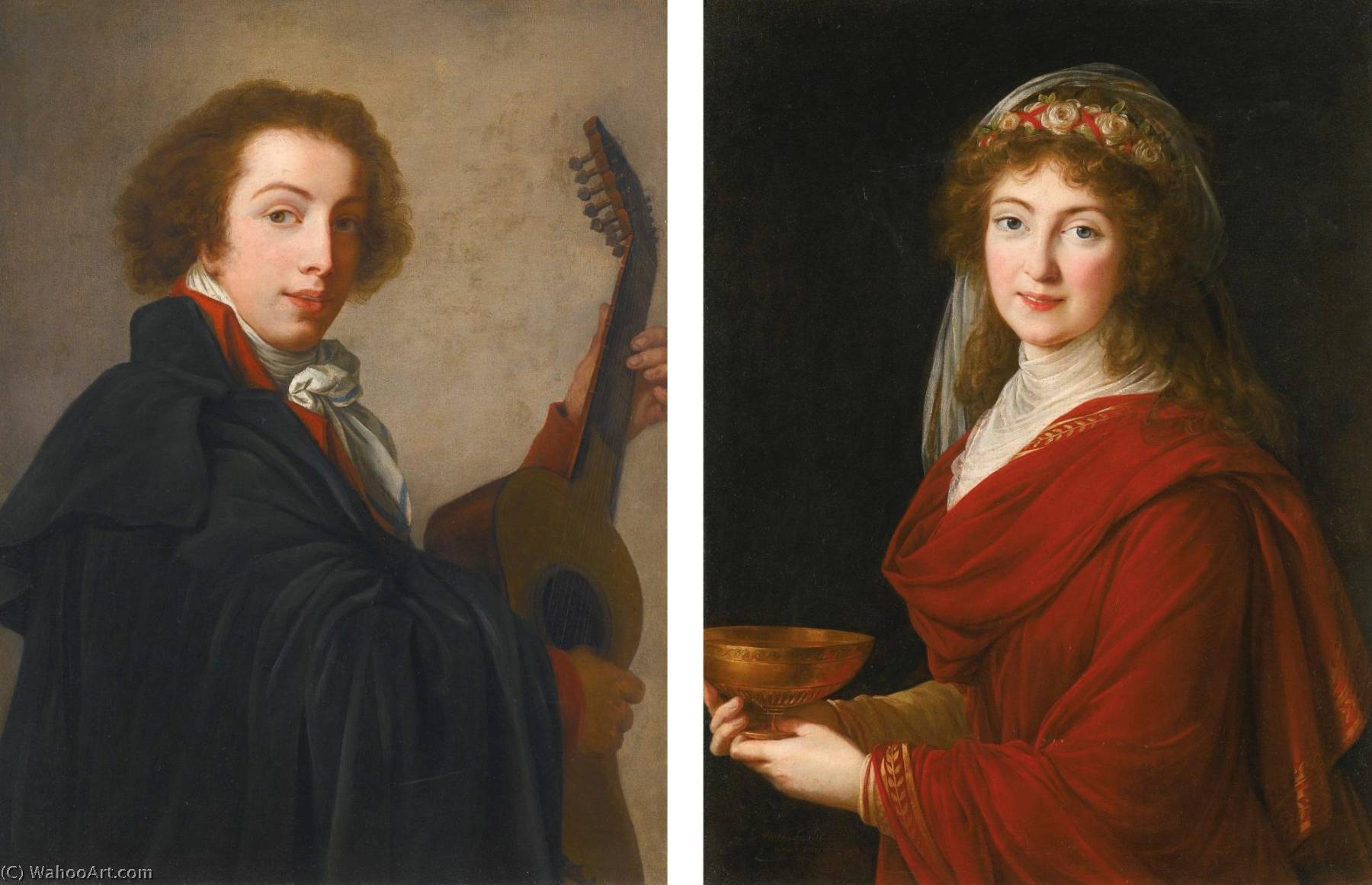 Portrait Of The Count Siemontkowsky Bystry Portrait Of The Countess Siemontkowsky Bystry — Louise Élisabeth Vigée Le Brun