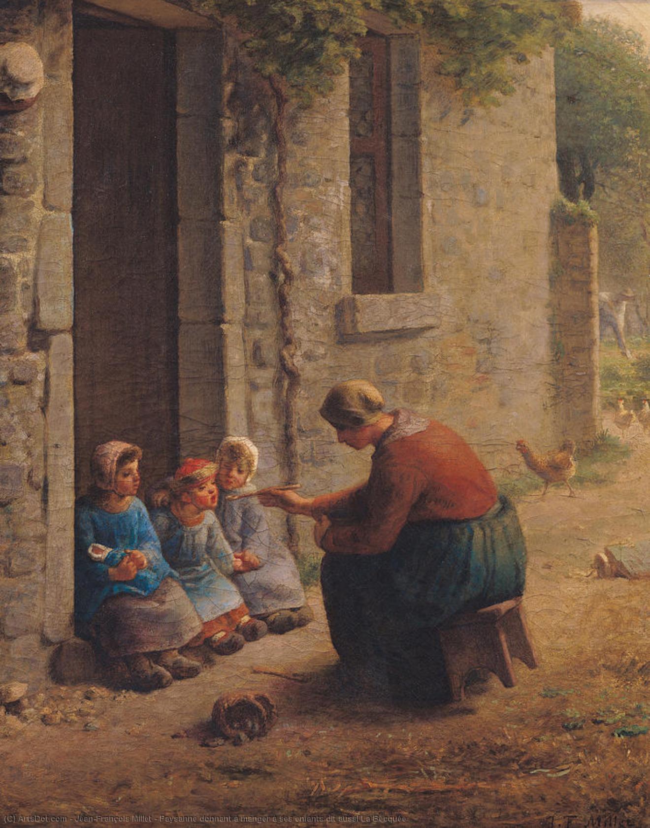La Bécquée Wird Zu „die Häuterin“ Übersetzt. — Jean-françois Millet