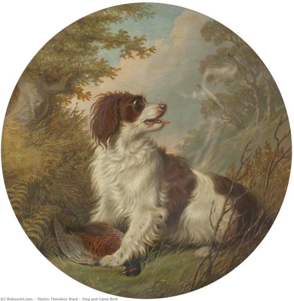 Dog And Game Bird — Martin Theodore Ward